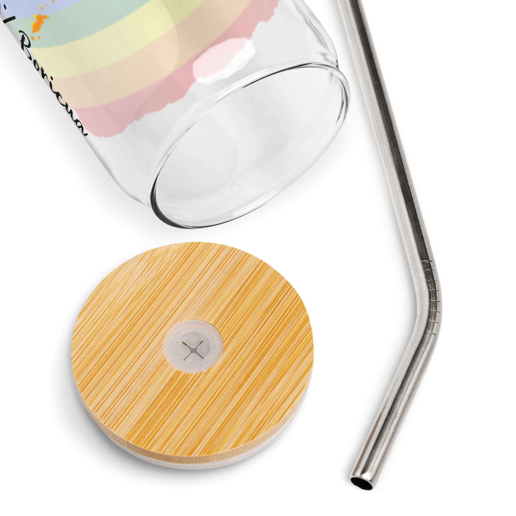 Add a little Boricua to my PRIDE 16.oz Can-shaped glass - Image 3