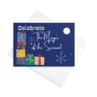 Celebrate the Magic of the Season! Greeting card