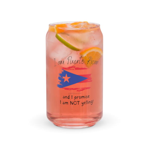 I am NOT Yelling - 16 oz can-shaped glass - Image 3