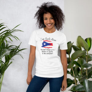 Is it Butter or Sofrito? White Short-Sleeve Unisex T-Shirt
